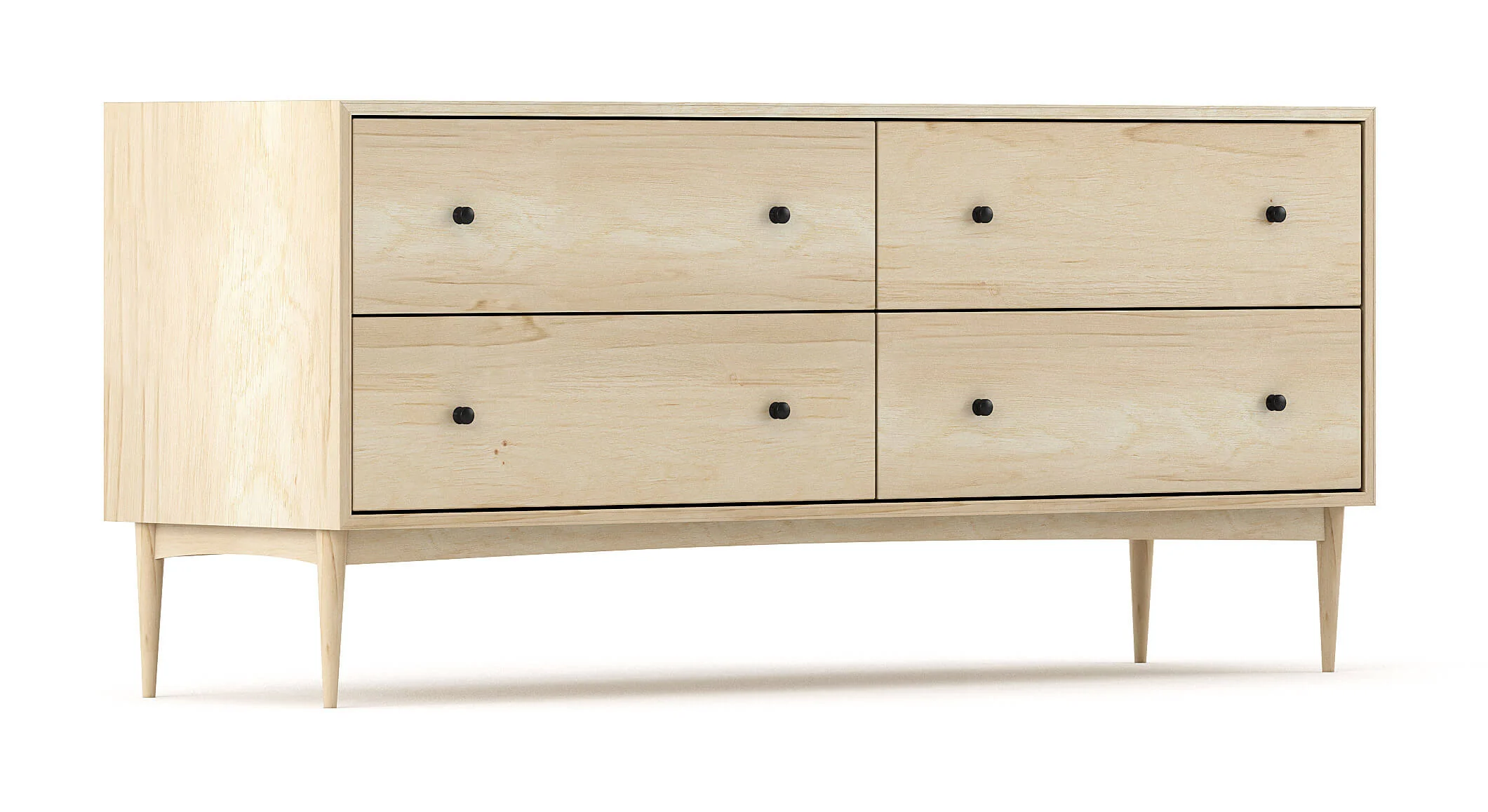 Atten 4-Drawer Wide Dresser - Image 9