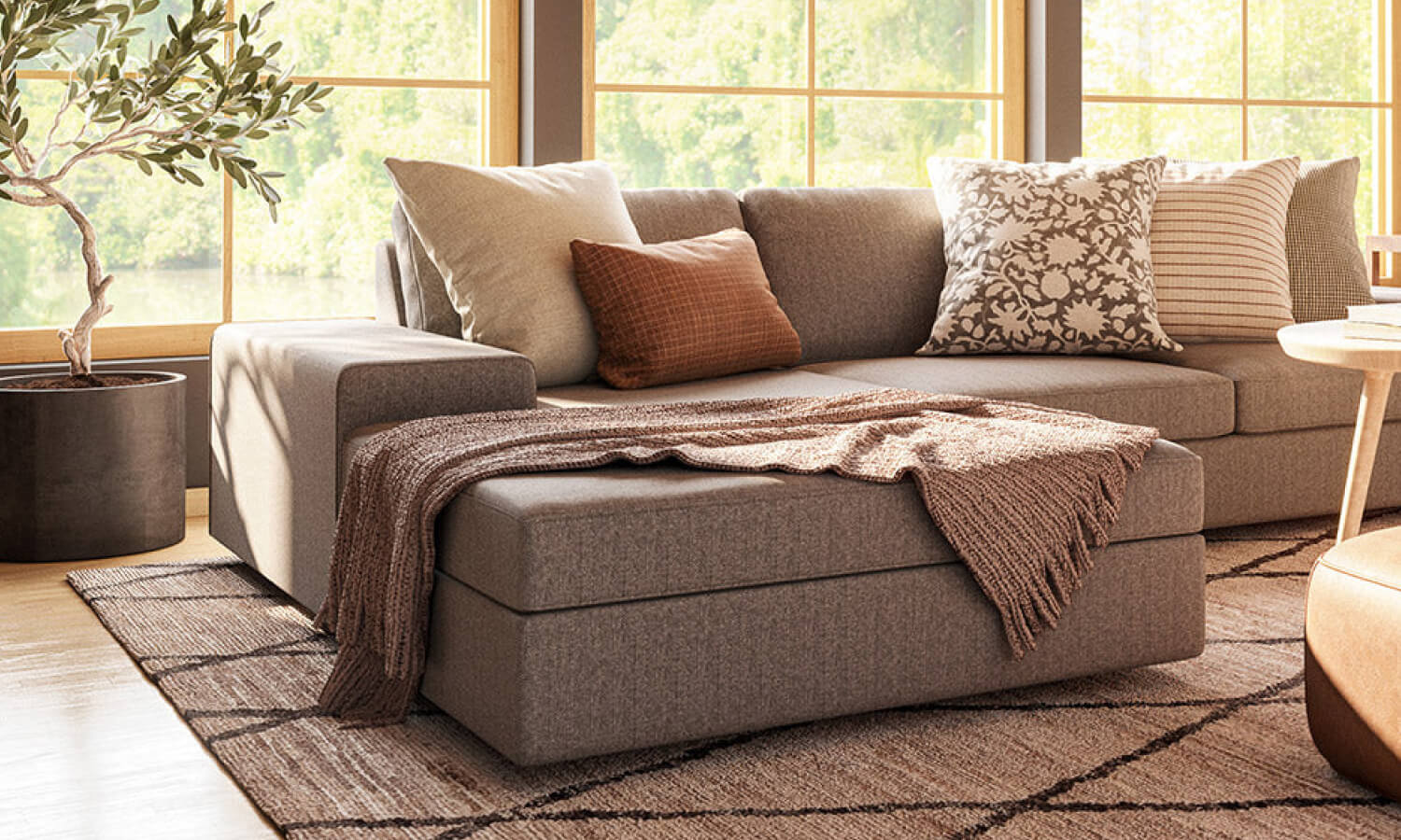 Blumen Chaise Sectional - Image 4