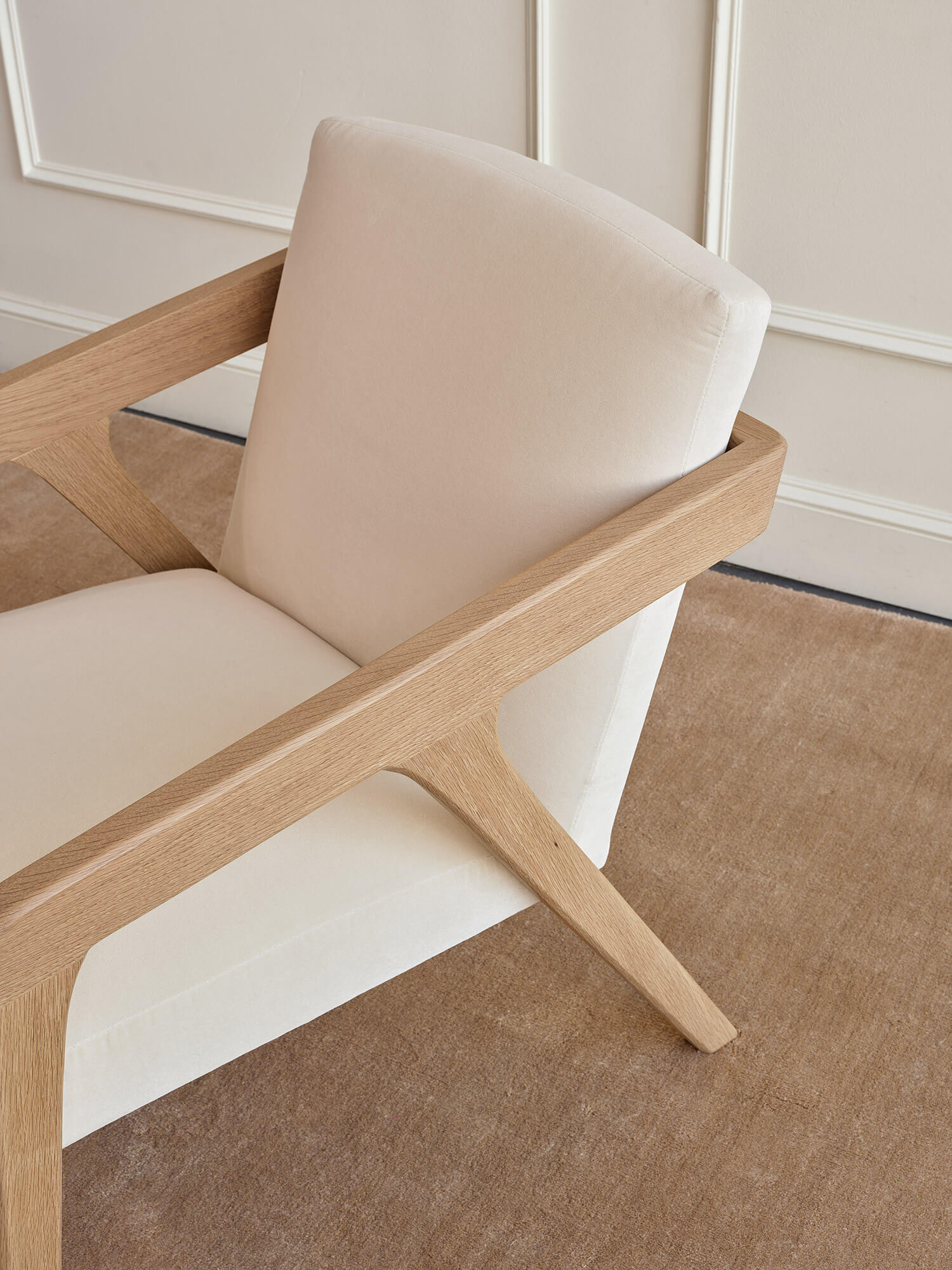 Burr Accent Chair in Natural Latex - Image 4