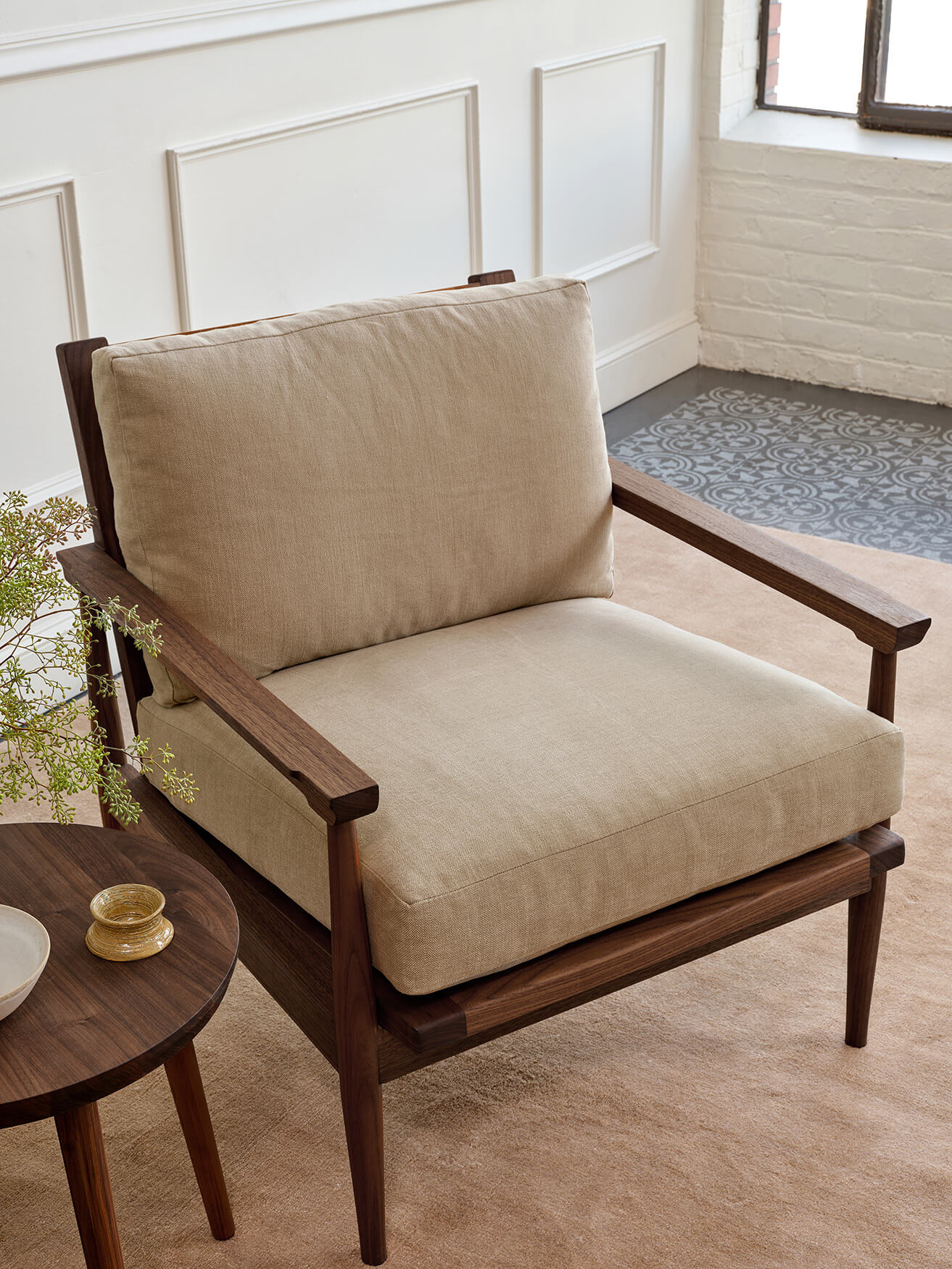 Eim Accent Chair in Natural Latex - Image 3