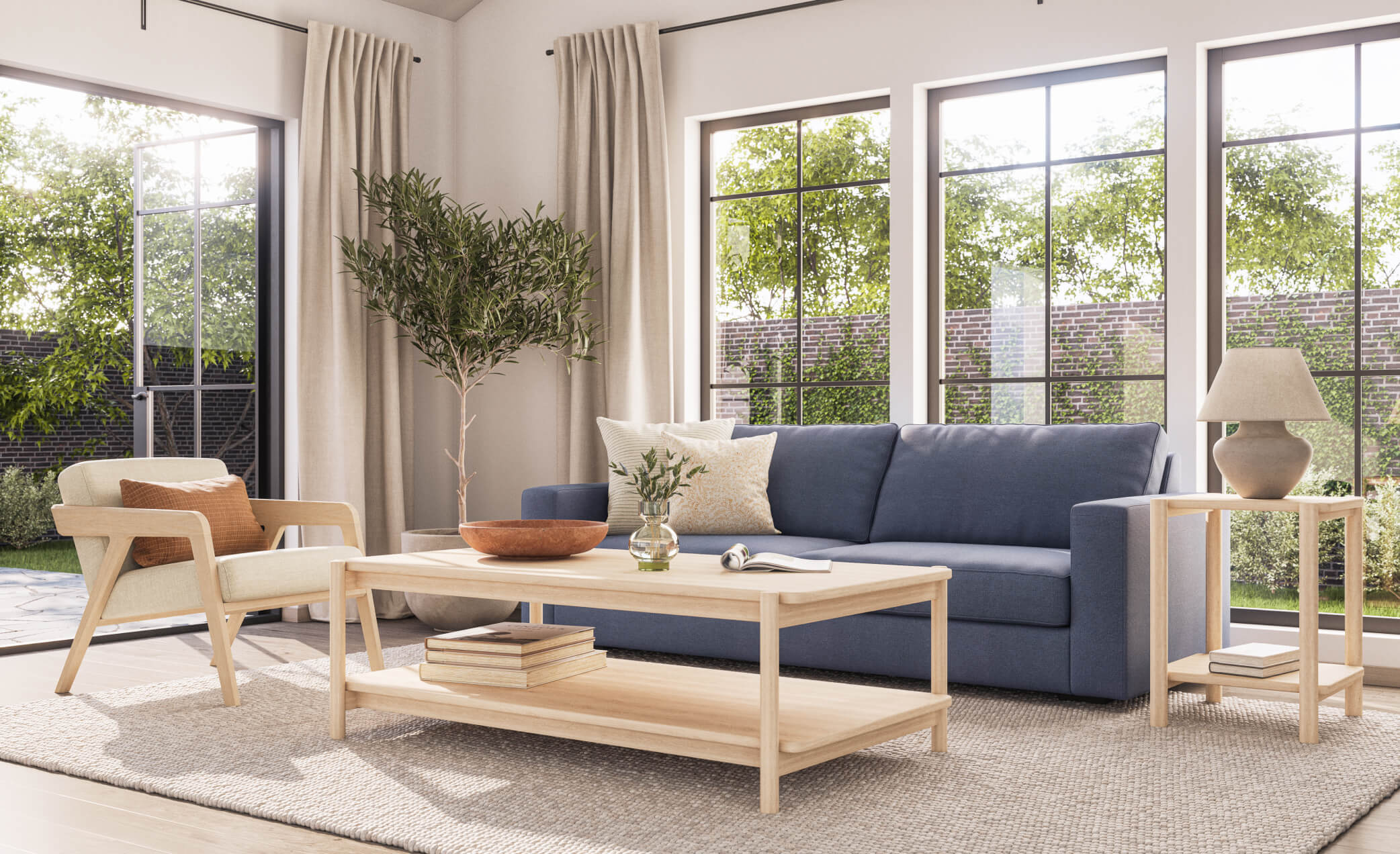 Iris Rectangular Coffee Table - Image 5
