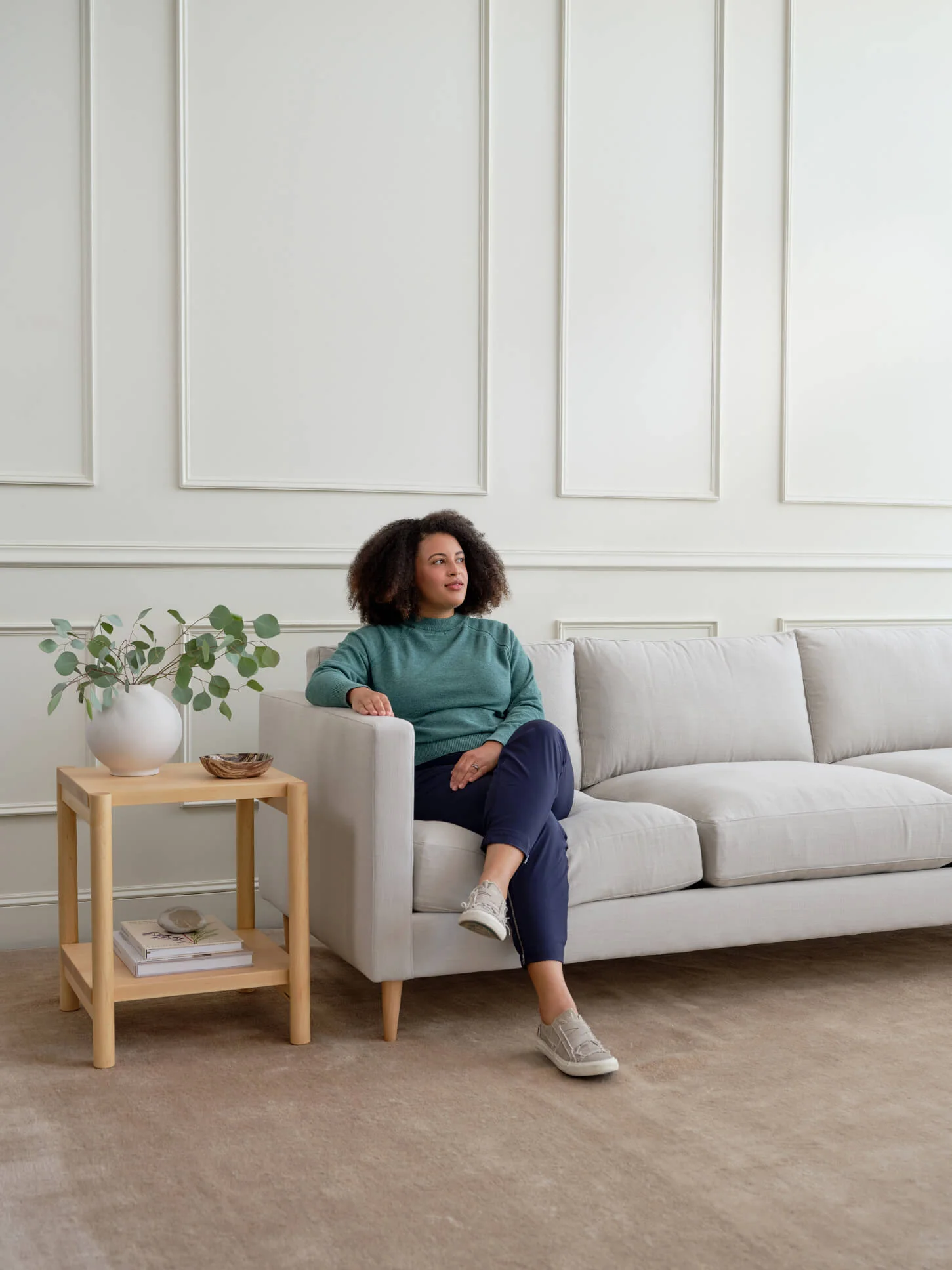 Mota Bumper Sectional in Natural Latex - Image 4