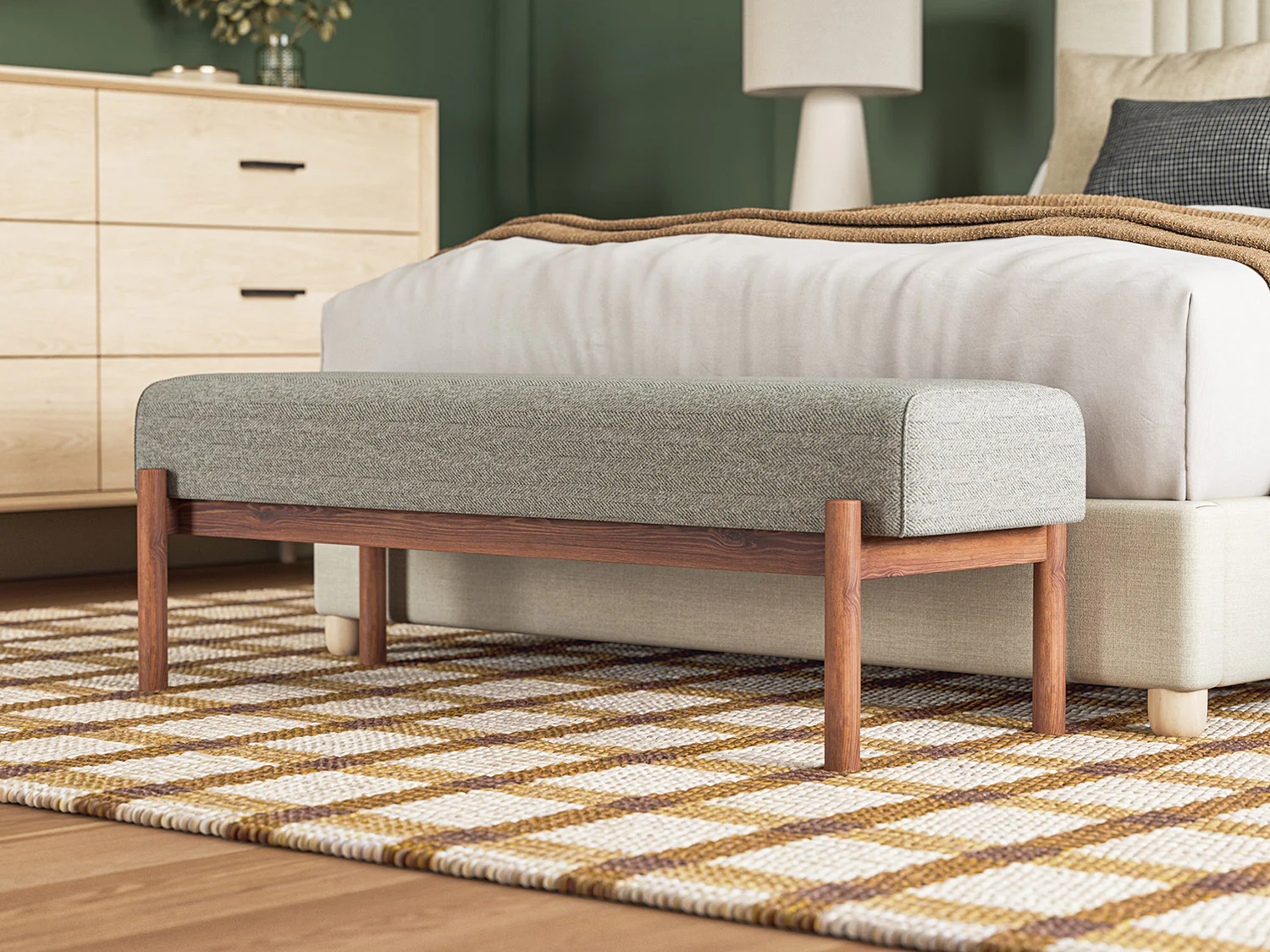 Paloma Bench in Natural Latex - Image 5