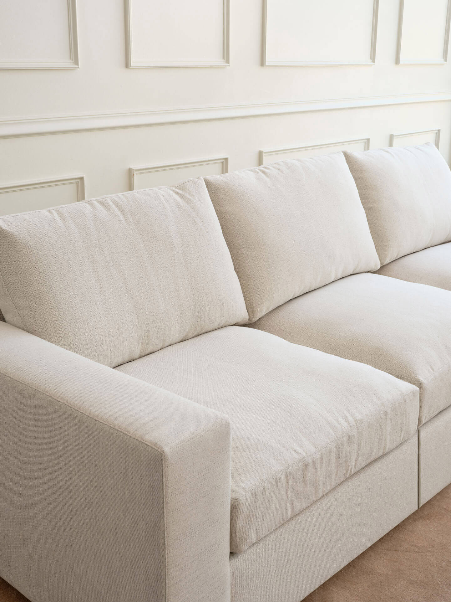 Rio Plush Modular Corner Sectional in Natural Latex - Image 3