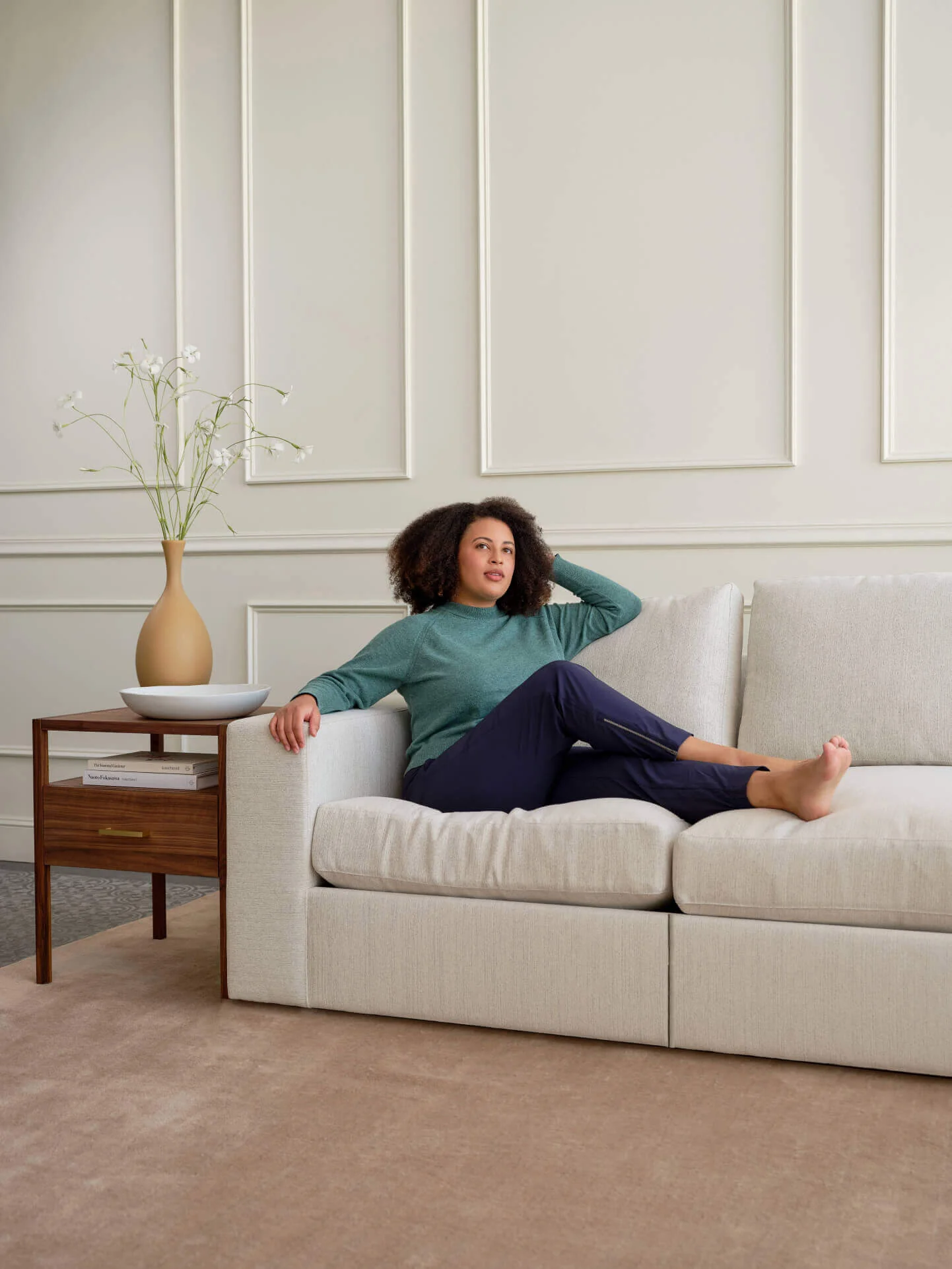 Rio Plush Modular Corner Sectional in Natural Latex - Image 5