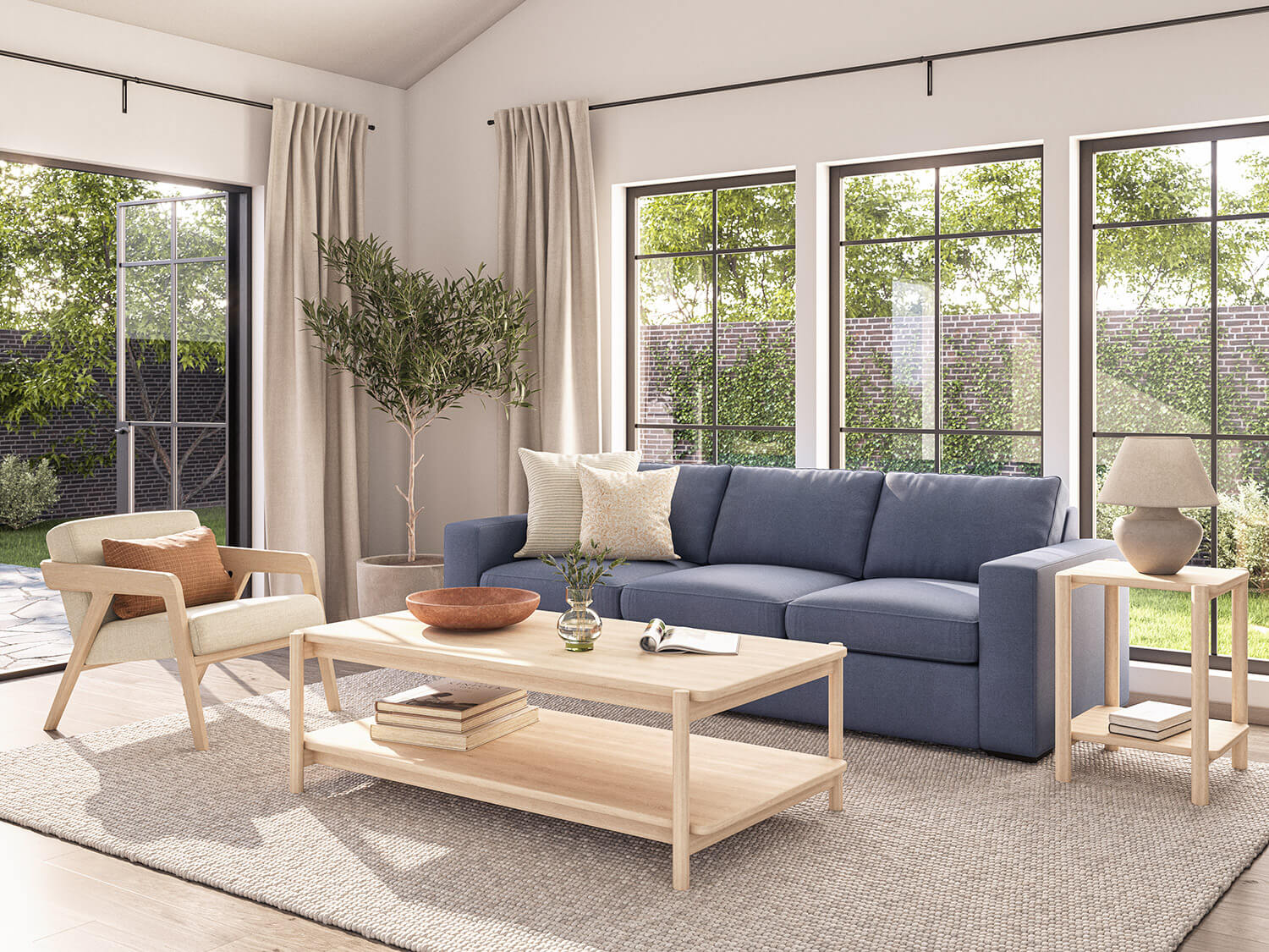 Rio Plush Sofa in Natural Latex - Image 10